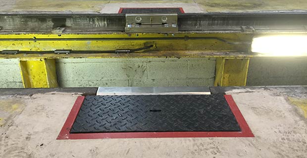 train depot weighing system